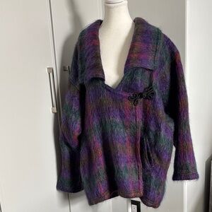 Vintage Debbie Shuchat Mohair and Wool Fuzzy Jacket